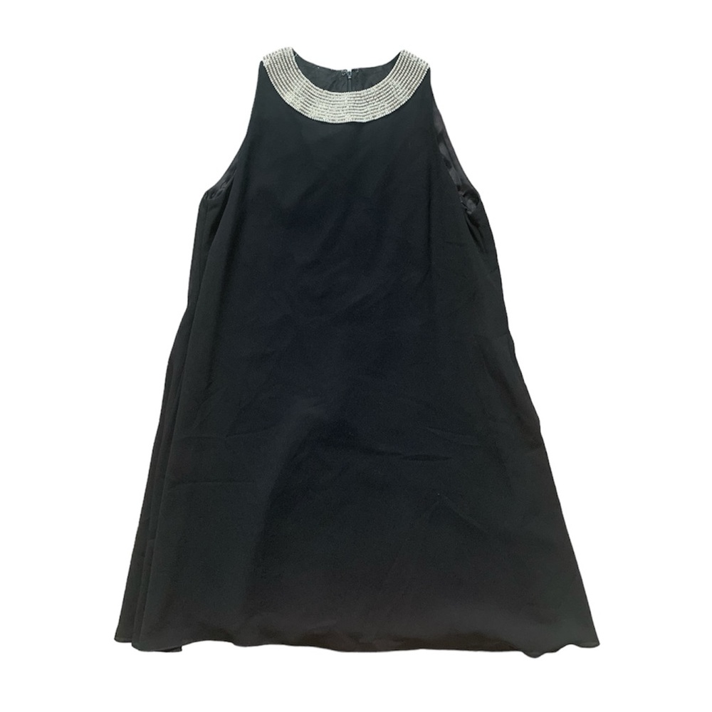Vintage Datiani Black Beaded Mini Dress 10